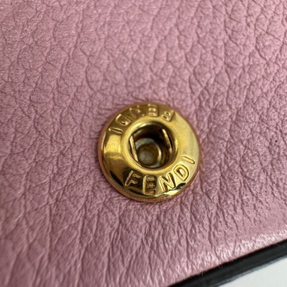 FENDI Nano Bucket Chain Shoulder Bag in Pink- 7AR844 - Picture 3 of 6